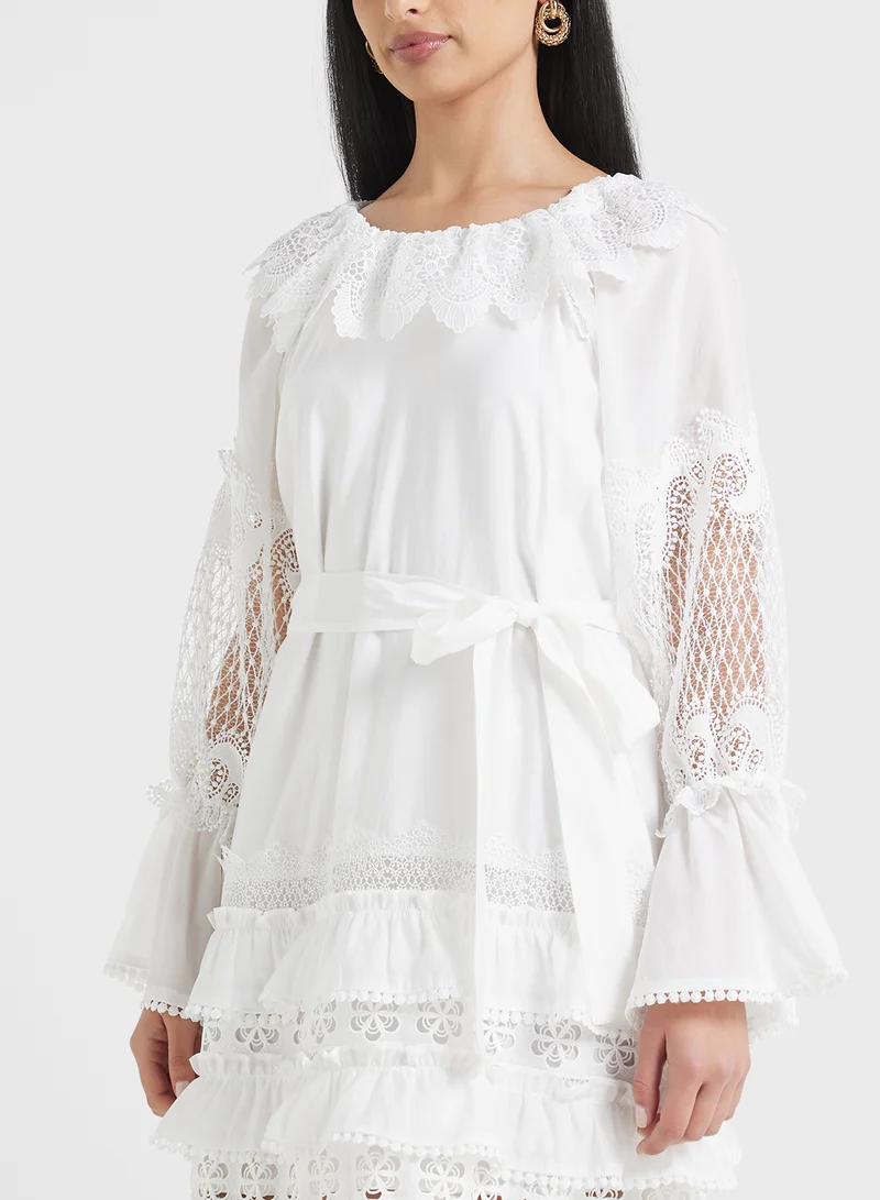 Jovonna London Mongal Dress-White