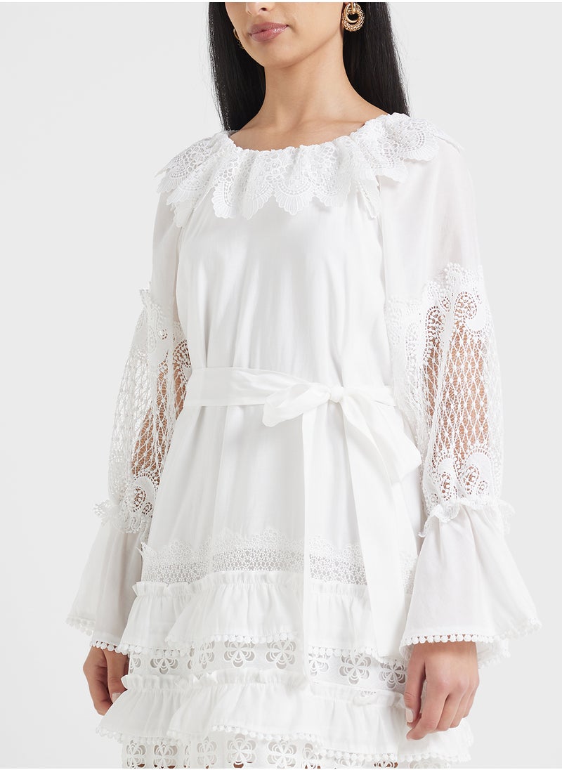 Jovonna London - Mongal Dress-White - Image 1