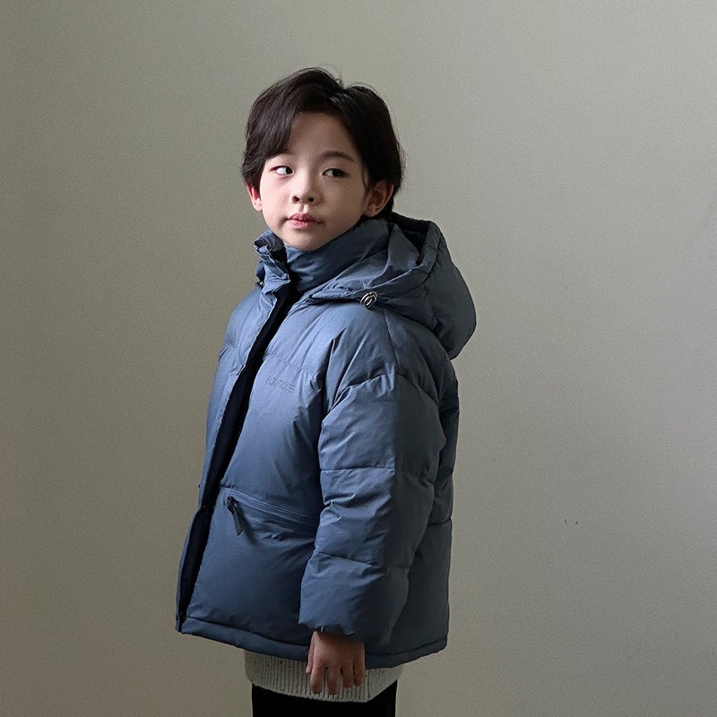 2025 Men'S And Women'S Medium And Large Kidsren'S Velvet Silk Clothing New Thickeneded Warm Hat Removable Kidsren'S Short Outwear Outer Wear - Image 5