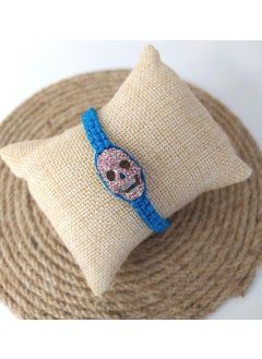 HD Marketim Skull Blue Bracelet Uğur Şanş Macrame Thread Bracelet Adjustable Bracelet Women Girls Jewelry  - Image 1
