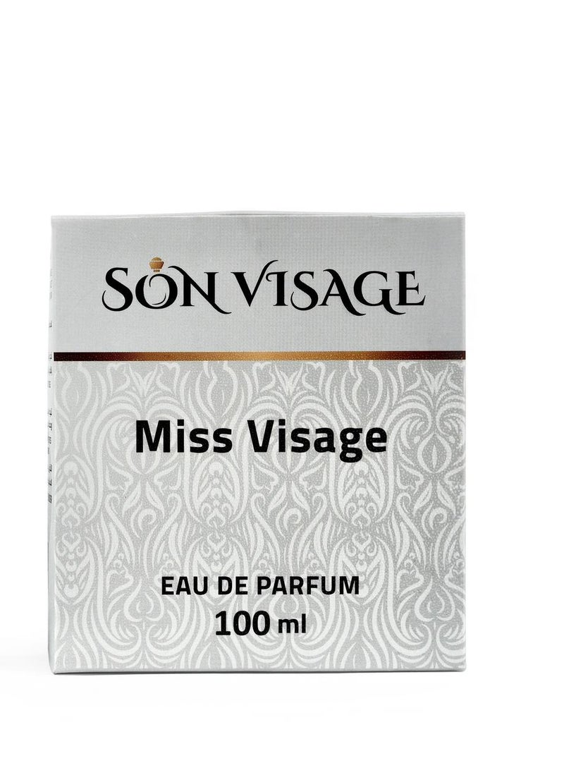 Miss Visage For Women - Eau De Parfum, 100 Ml - Limited Edition