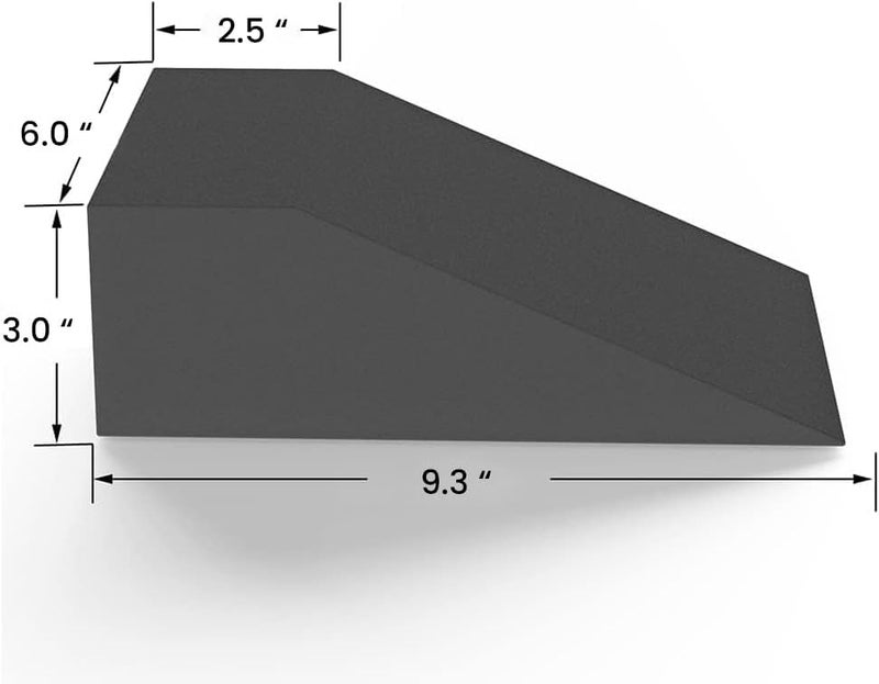 StrongTek Yoga Foam Wedge Blocks (Pair) Soft Wrist Wedge, Supportive Foot Exercise Accessories, For Balance, Strength, Stretch, Pilates, Fitness, Squat, Pushup, Plank, EVA Riser Block - Image 3