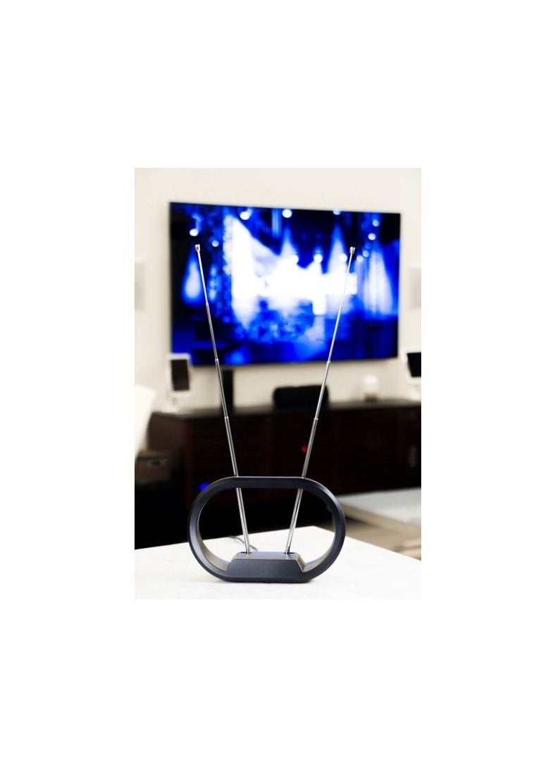 ONN - onn. Modern Loop HD TV Antenna, 4K Ultra HD, 100008787 - Image 1