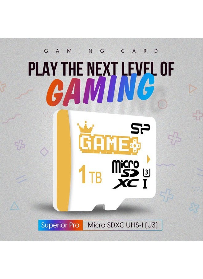 SP Silicon Power - Silicon Power 1TB SDXC Micro SD Card Gaming Memory Card, Compatible with Nintendo-Switch and Steam Deck - Image 1