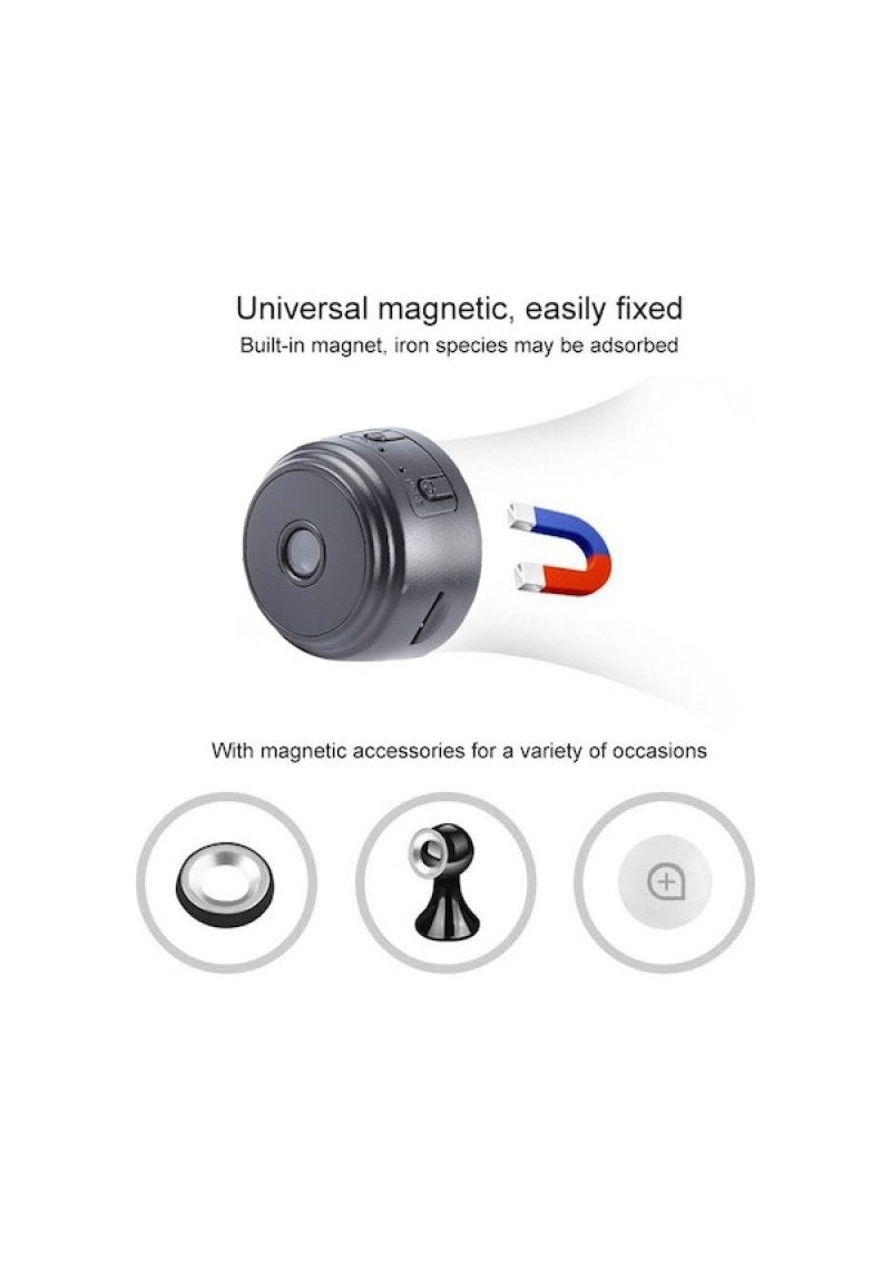 كاميرا عمل IP واي فاي بدقة 1080p A9، ميني دي في، سوداء - Image 2