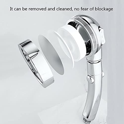 ZAP Exotic Series Handheld Shower Head | High Pressure Hand Shower with ON/OFF Pause Switch & 3 Spray Modes | Chrome Finish | ABS Rust-Proof Bathroom Shower (Only Hand Shower) - Image 2