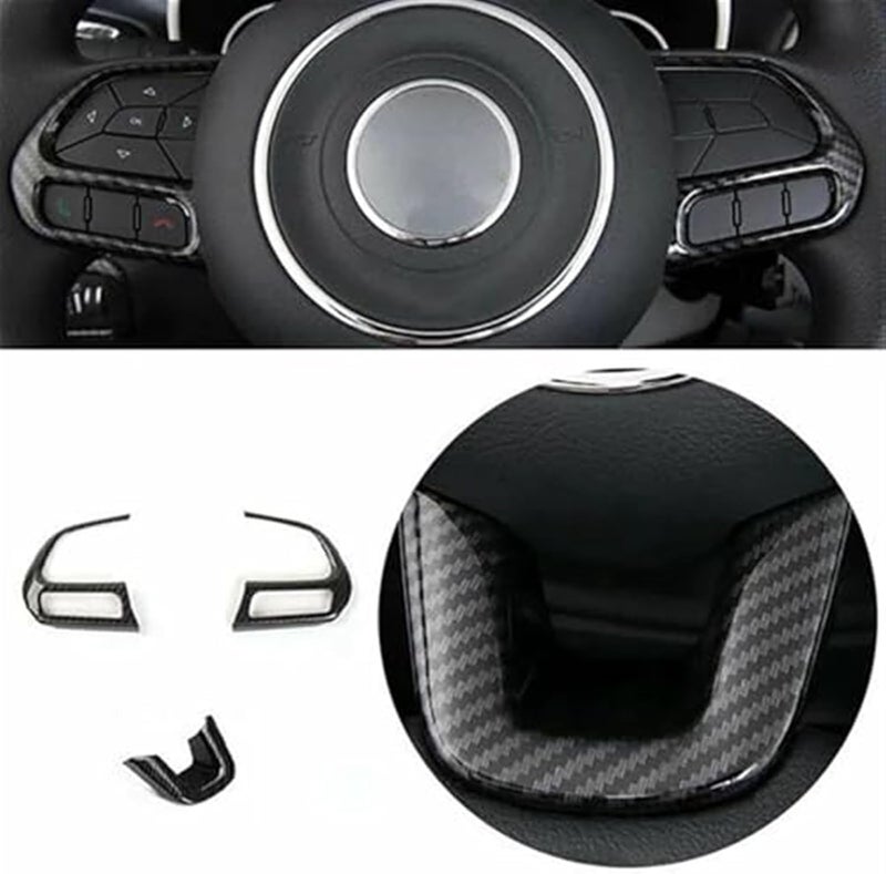 Wivplex Steering Wheel Trim Kit for Jeep Compass 2017 - Image 5