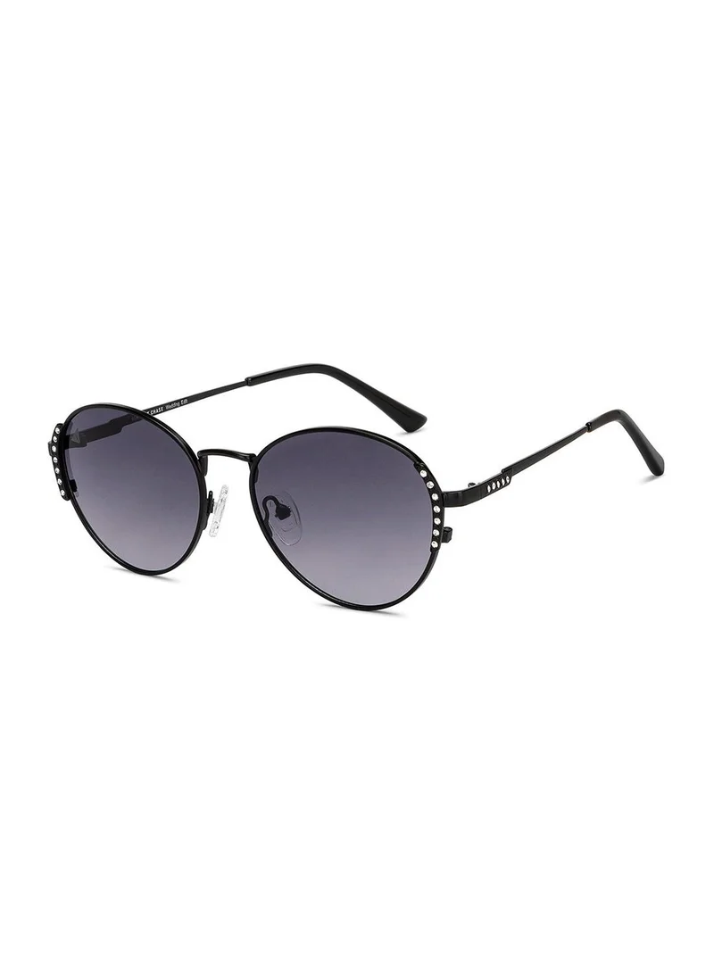 VINCENT CHASE Women's Women's Polarized Round Sunglasses - VC S16462 - Lens Size: 53 Mm