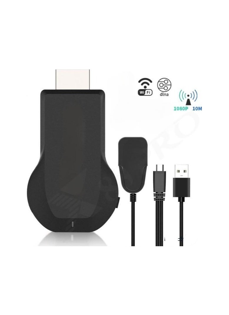 Generic WiFi Wireless Display Dongle - HDMI Screen Mirroring Adapter for TV, LED, LCD & Projector - Easy Wireless Streaming Compatible with iPhone & Android 