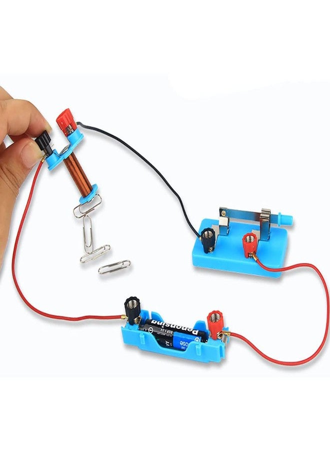Burnur Science Magnets Experiment Set for Kids Electromagnet and Basic Circuit Tools Kit for School Lab Education Physics Projects Icluding Bar/Ring/Horseshoe - Image 5