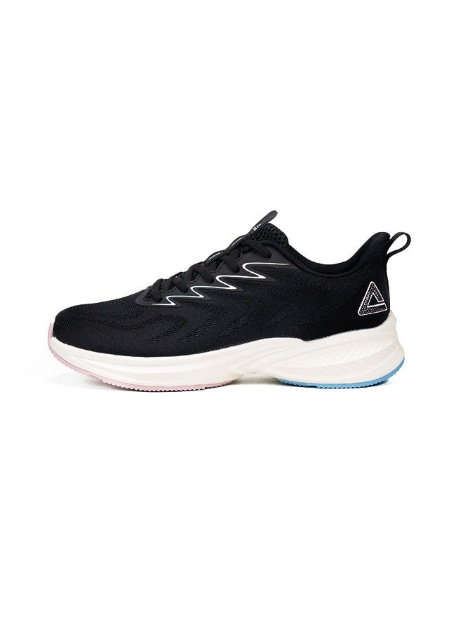 بيك Cushion Series Women's Running Shoes P-Carbon Boom- Black  - Image 1