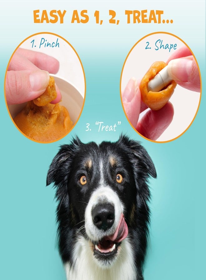 معجون Flavor-Doh المعتمد من Pack - غلاف حبوب بنكهة خاصة للكلاب لإخفاء الكبسولات وصنع مكافآت حبوب للكلاب - معجون سهل الاستخدام لأدوية الحيوانات الأليفة - زبدة الفول السوداني (4.2 أونصة) - Image 3