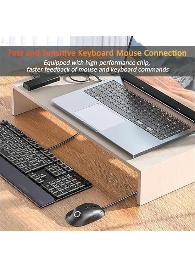 HOOKOR 4-Port USB 3.0 Hub, Aluminium USB Expander Hub USB Splitter for Laptop, Xbox, Flash Drive, HDD, Console, Printer, Camera,Keyborad, Mouse (4-Port)  - Image 4