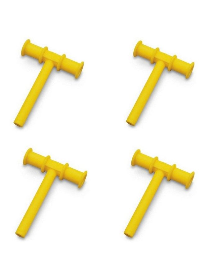 Chewy Tubes Chewy Tube Combo Pack Of 4 Yellow - Image 1