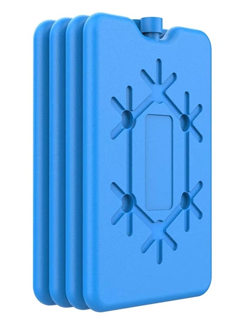 Ice Packs for Lunch Box, 4 Pcs Reusable Ultra Thin Freezer Packs Long Lasting for Coolers, Cooler Bag for Work, School, Picnic or Camping Keep Food Fresh Lightweight Design for Easy Carrying - Image 1