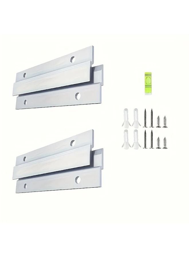 4pcs Aluminum Z Shaped Industrial Windwall Hook Strips For 4 Inch Picture Hooks - Image 5
