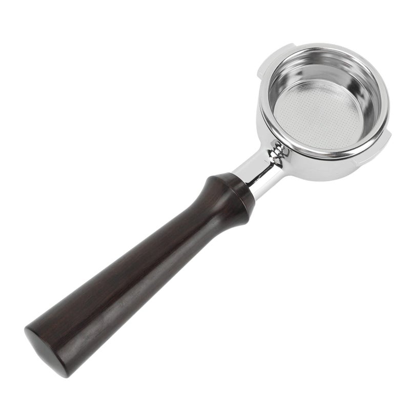F Sandalwood 58mm Bottomless Portafilter Basket for Quick Extraction Coffee Machines - Image 3