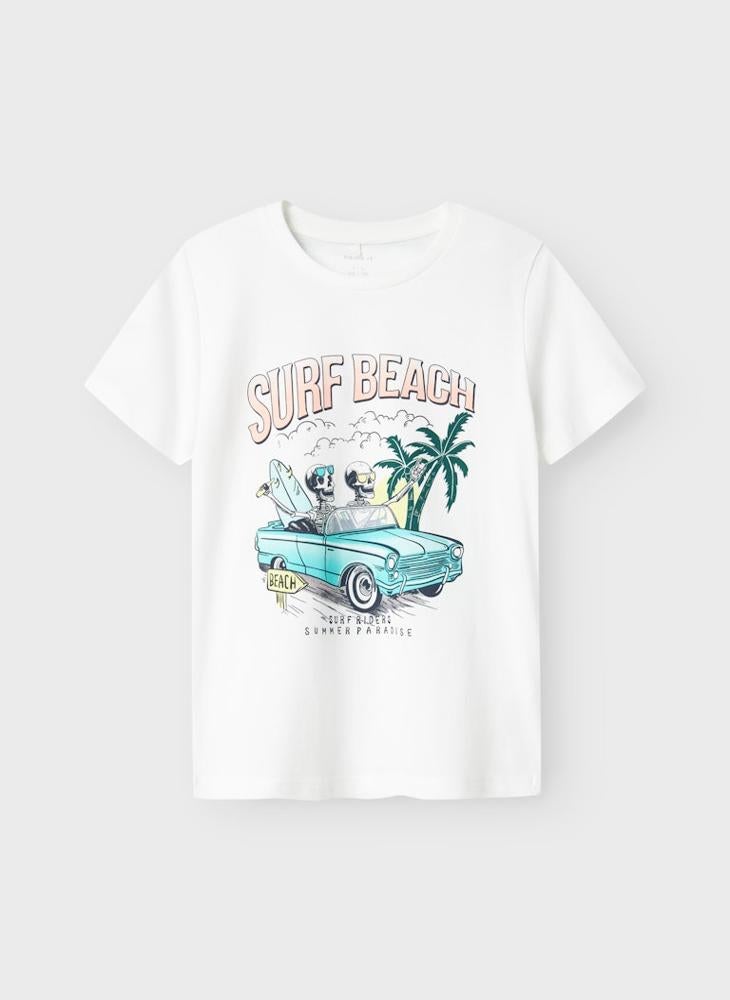 نيم ات - Kids Graphic Crew Neck T-Shirt - Image 1