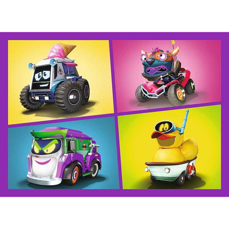 Trefl - Batwheels 4in1 Puzzle 54+48+35+70 Pieces - 34658 - Image 4