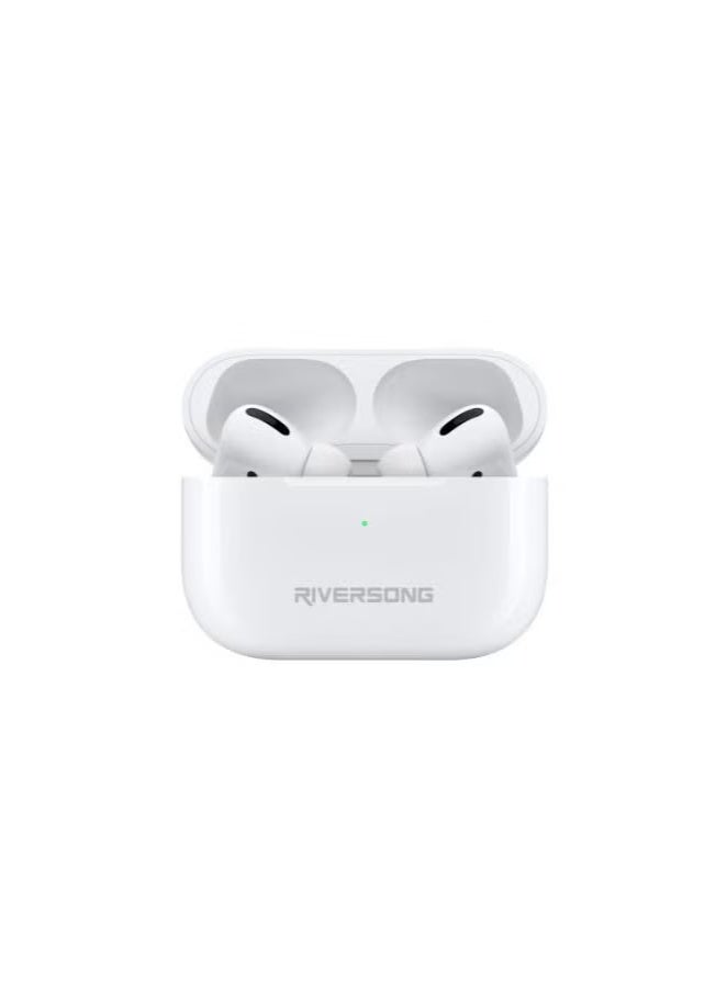 RIVERSONG Airfly L7 True Wireless Stereo Earbuds, Touch Control, Sweat Proof, White Color - Image 5
