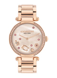 COACH Women's Analog Round Shape Stainless Steel Wrist Watch 14504266 - 34 Mm  - Image 1