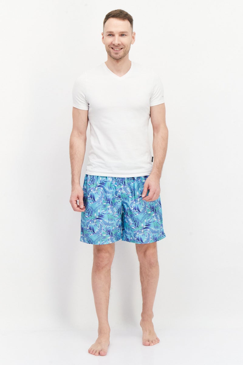 Tailorbyrd Men Allover Print Board Shorts Swimwear, Multicolor - Image 4