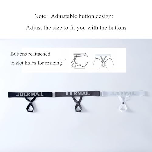 JOCKMAIL Mens Underwear JockStrap Stretch Mens Jock Strap G-string Athletic Supporter Underwear - Image 2
