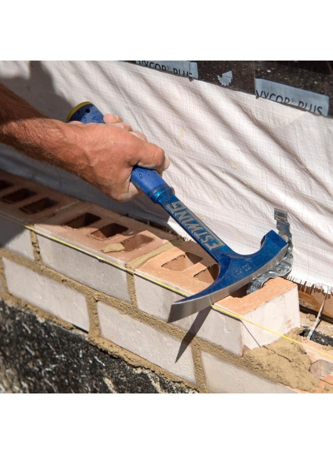 Estwing مطرقة البناء / البناء من ESTWING - 22 أونصة أداة بناء مع هيكل فولاذي مطروق ومقبض لتقليل الصدمات - E6-22BLC - Image 4