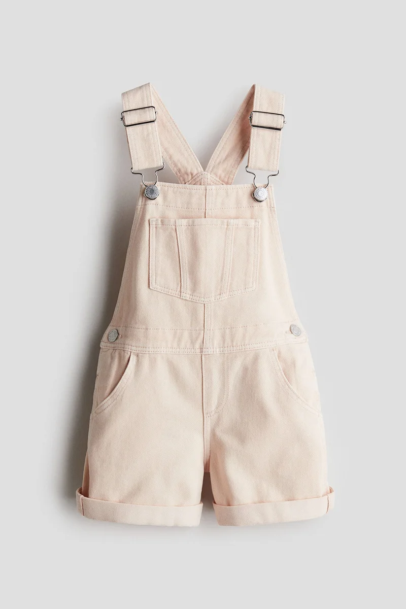 H&M Denim dungaree shorts