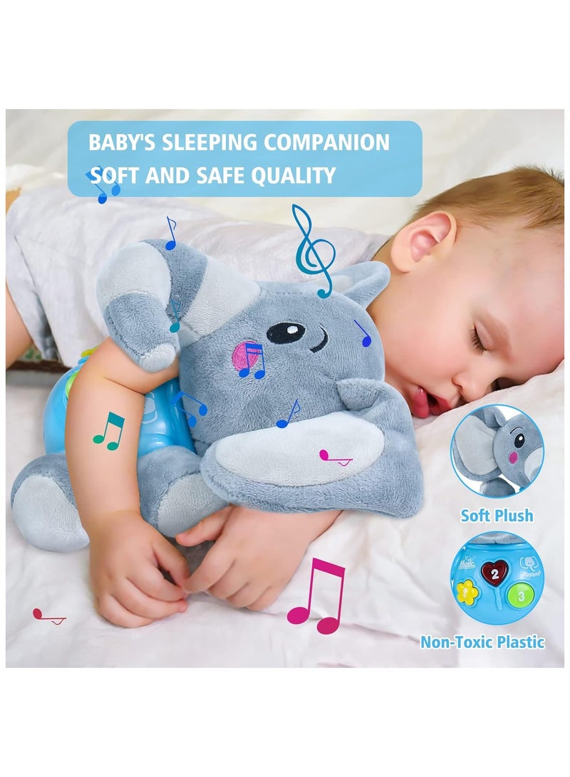 عام لعبة الطفل من عمر 6 أشهر لعبة موسيقية لينة ألعاب الطفل 6 أشهر التعليم المبكر هدية الفيل للطفل أولاد لعب الأطفال موسيقية مع أضواء - Image 5