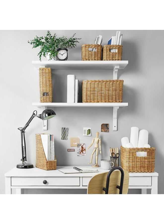 Zaboon Basket, Handmade Rattan, 25X35X20 Cm - Image 3