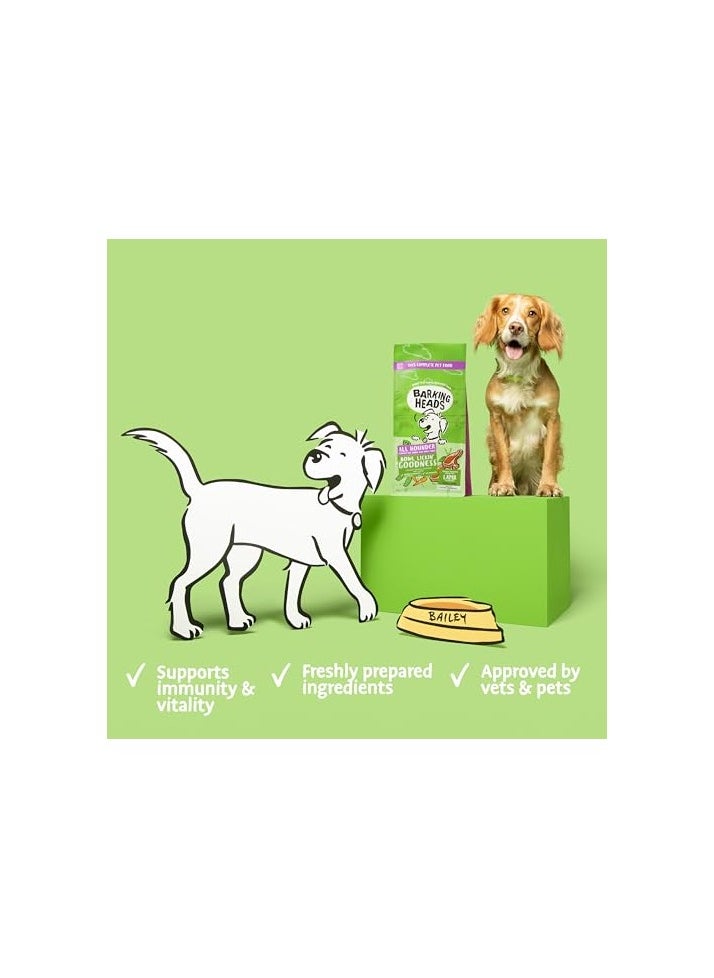 Barking Heads - Complete Dry Dog Food 2kg - Adult All Hounder Bowl Lickin' Goodness Lamb - Natural Everyday Immunity & Vitality - Vet Approved - Image 1
