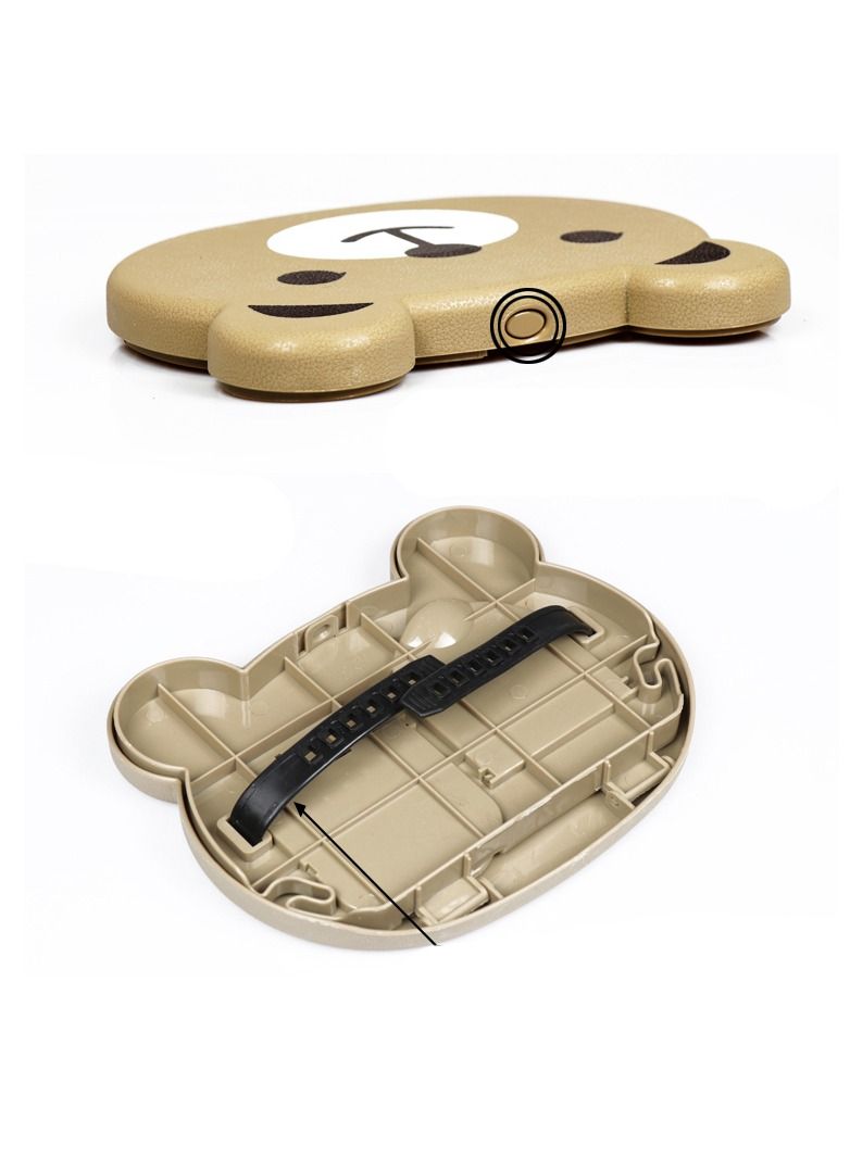 Car Accessories Baby Feeding Food Table brown bear - Image 4