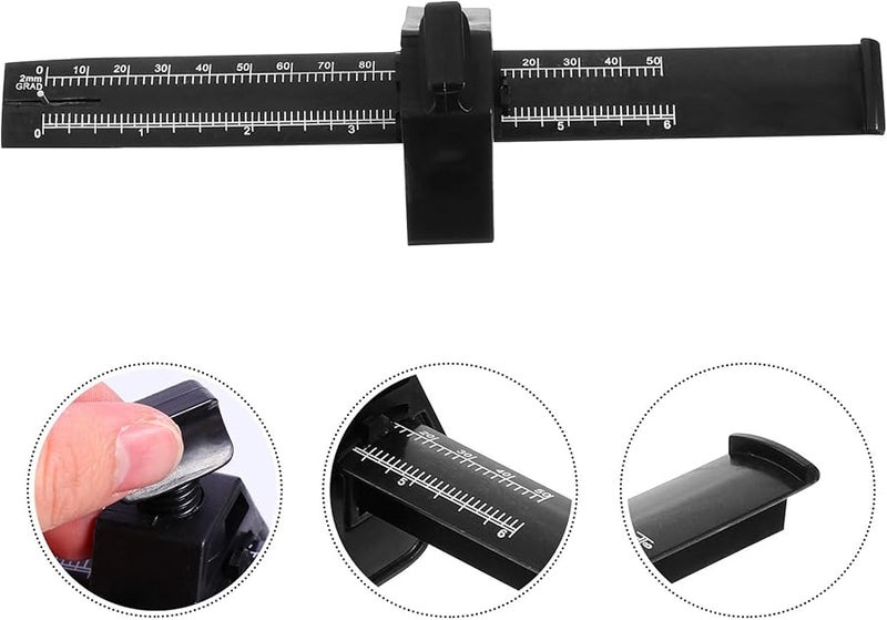 Plastic Marking Gauge Imperial Scale Woodworking Tool for Precise Parallel Lines - Image 5