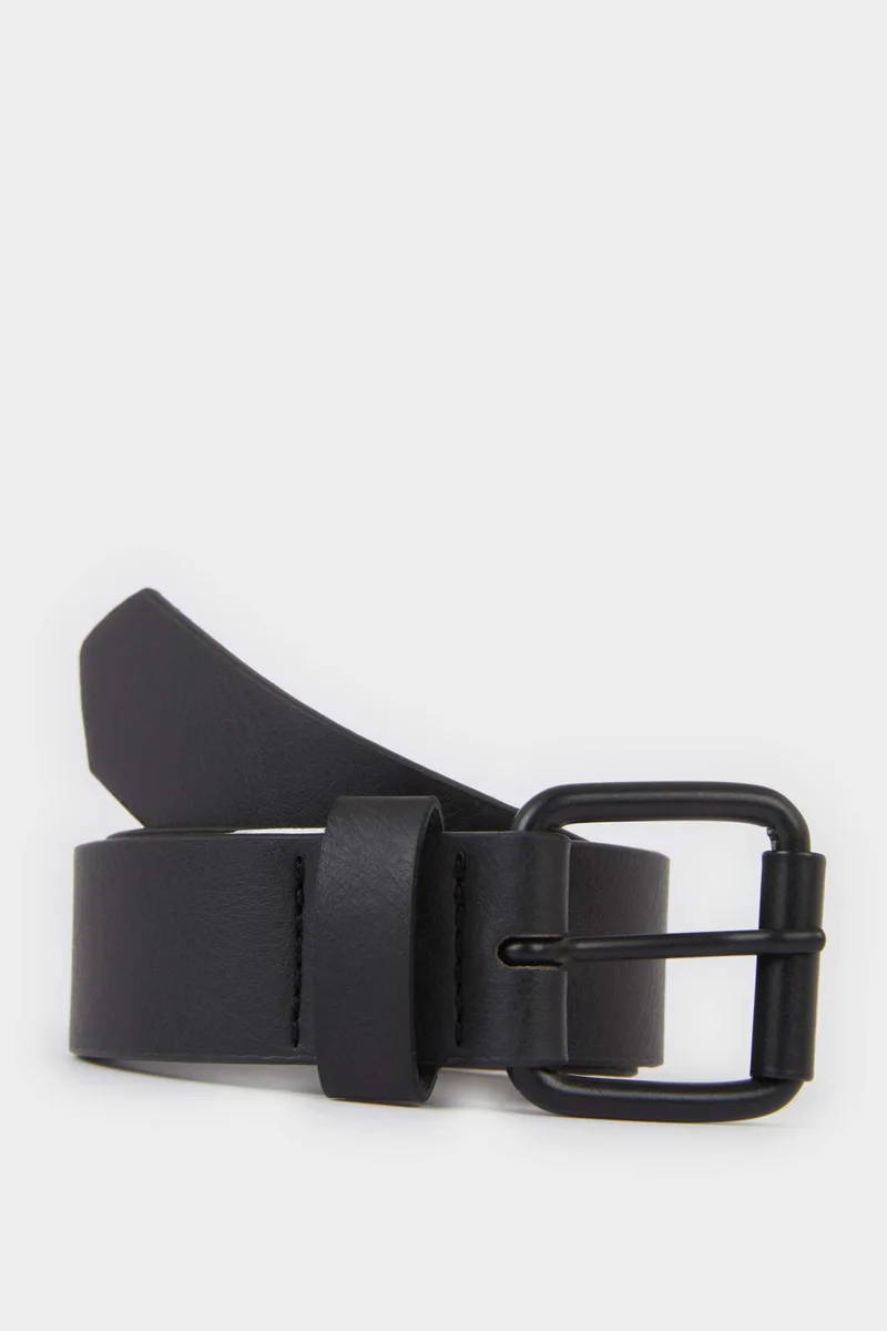 ديفاكتو Boy Printed Rectangle Clasp Faux Leather