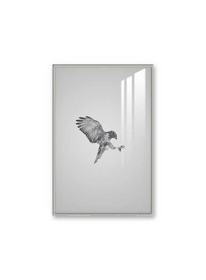 Marktna Decorative Wall Art Painting 120X80Cm With A Horse Design Black Frame And A Transparent Acrylic Layer 0.5Kg - Image 2