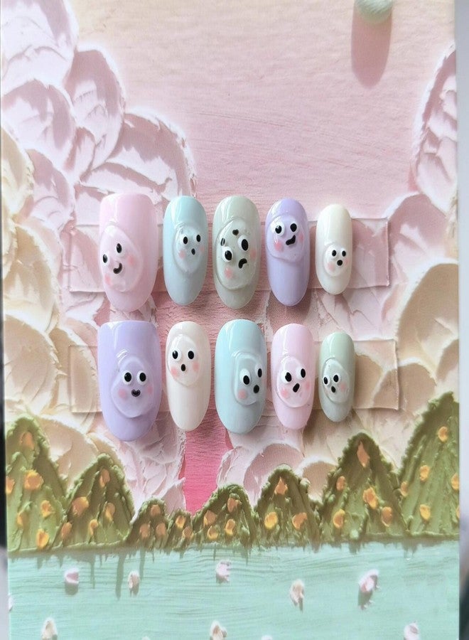 Dedyel Jelly Water Droplet Nail Art Stickers Cute Jelly Self-Adhesive Nail Stickers for Women Girls Kids Nail Art Decorations - Image 5