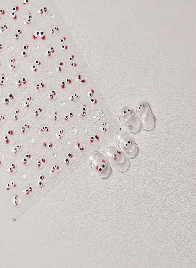 Dedyel Jelly Water Droplet Nail Art Stickers Cute Jelly Self-Adhesive Nail Stickers for Women Girls Kids Nail Art Decorations - Image 3