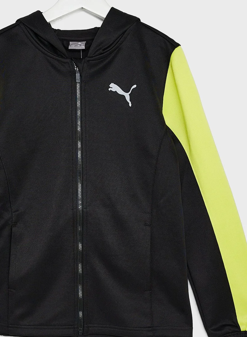 PUMA Kids Fit Full-Zip Dk