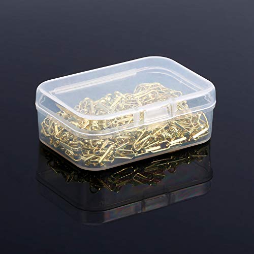 ALEXCRAFT 12 Feet 14K Dainty Gold Plated Brass Paperclip Chain Link Necklace Bulk for Jewelry Making - Image 5