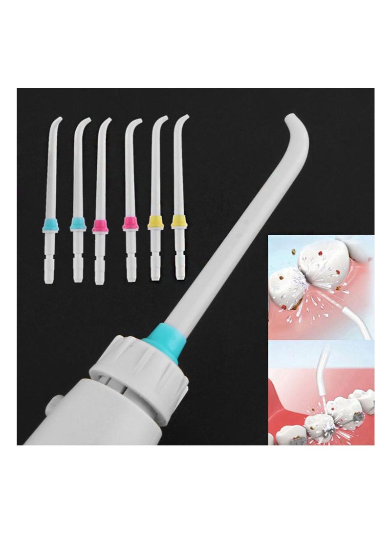 هالونهي جهاز تنظيف الأسنان بالماء للاستخدام العائلي، جهاز ري الفم غير كهربائي آمن، صنبور قابل للتعديل ودش سبا، ضغط الماء للعناية بالفم وتنظيف الأسنان - Image 5