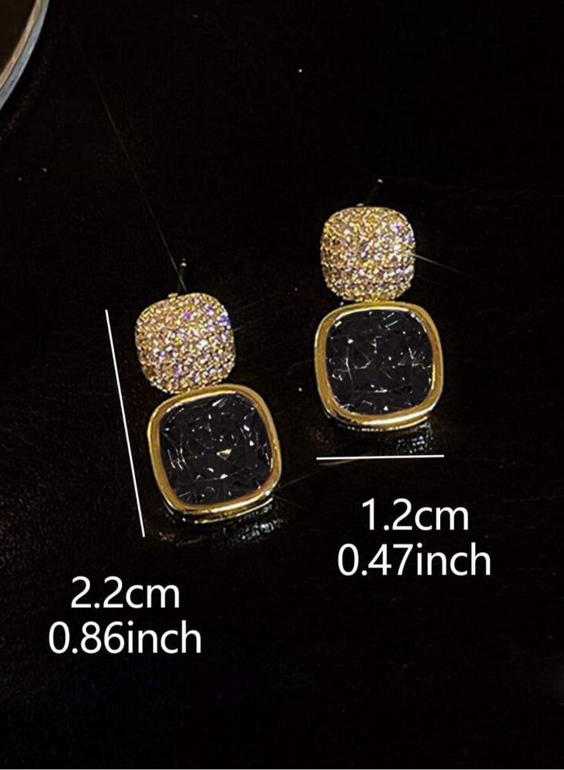 إيكوال حلق اذن نسائي بتصميم عصري وعالي الجودة مرصع بالزركون - Image 4