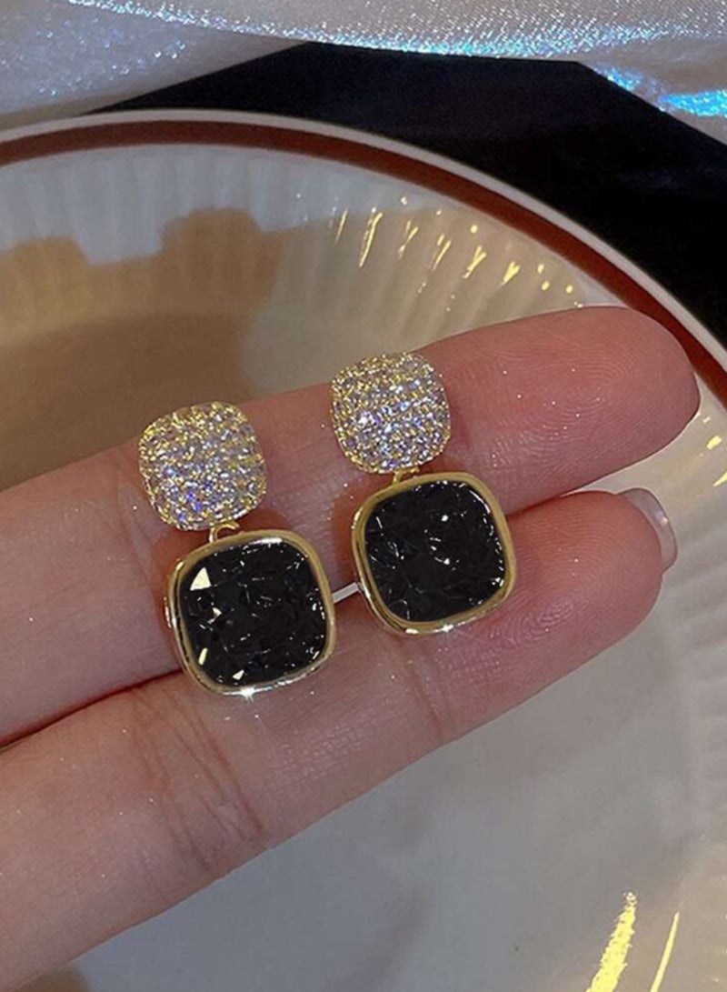 إيكوال حلق اذن نسائي بتصميم عصري وعالي الجودة مرصع بالزركون - Image 2