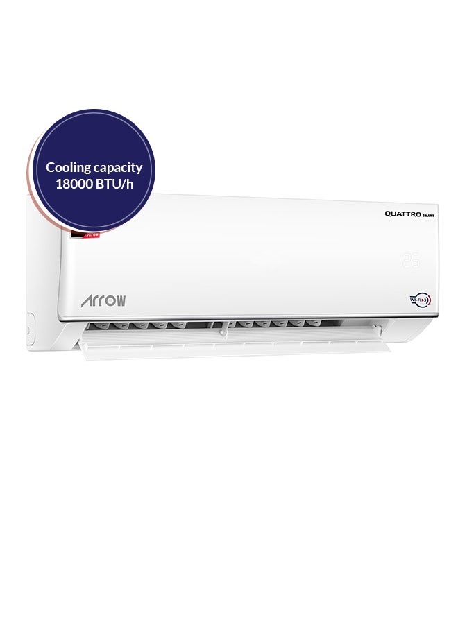 Arrow - 18,000 BTU Smart Split AC, Turbo Cooling, R410A, Golden Fin, Rotary Compressor, Quiet Operation, Cooling Only | Model Name: RO-18SHC-S - Image 1