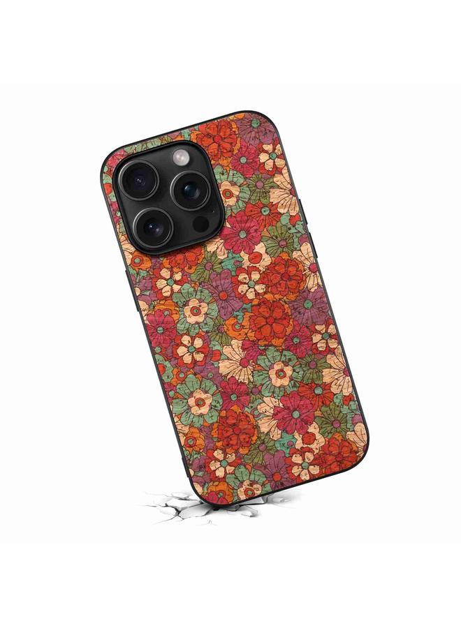 S-TOP Case For iPhone 15 Pro Four Seasons Flower Language Series TPU Phone Case - Image 5