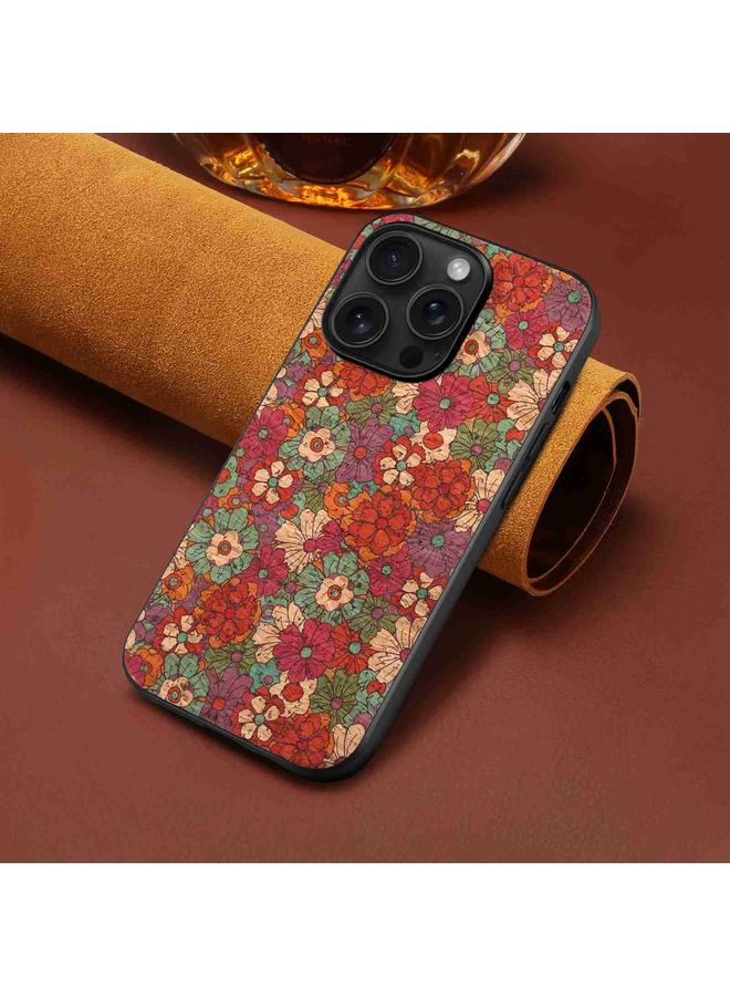 S-TOP Case For iPhone 15 Pro Four Seasons Flower Language Series TPU Phone Case - Image 2