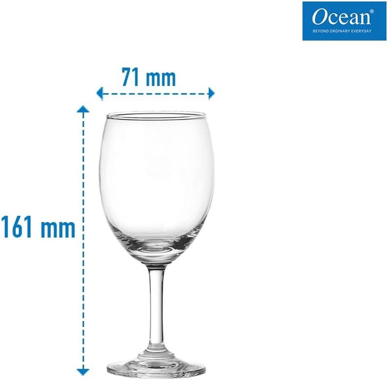 Ocean Classic Red Wine Glass, 230Ml, Set Of 6, 501R08, Cabernet Sauvignon Glass, Bordeaux Glass, Red Wine Glass, Stemmed Wine Glass, Wine Sipper - Image 3