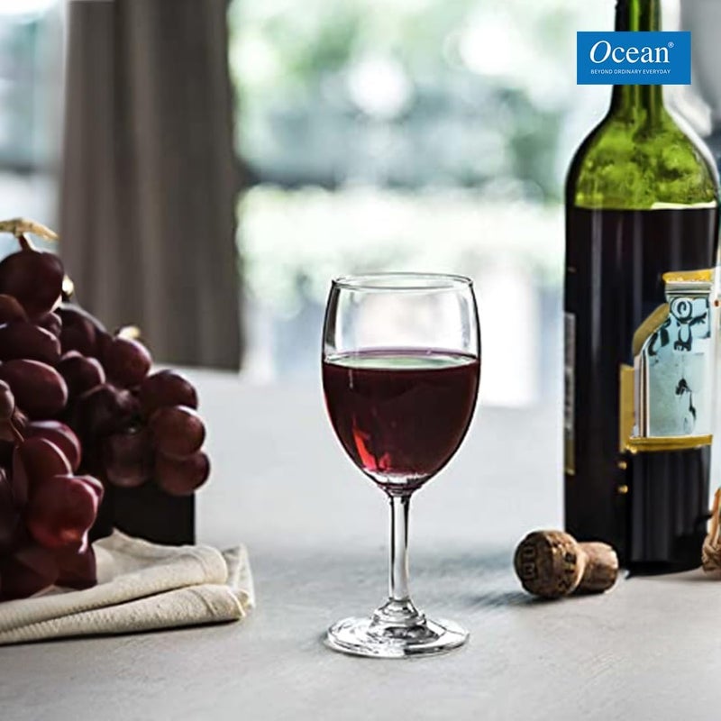 Ocean Classic Red Wine Glass, 230Ml, Set Of 6, 501R08, Cabernet Sauvignon Glass, Bordeaux Glass, Red Wine Glass, Stemmed Wine Glass, Wine Sipper - Image 5
