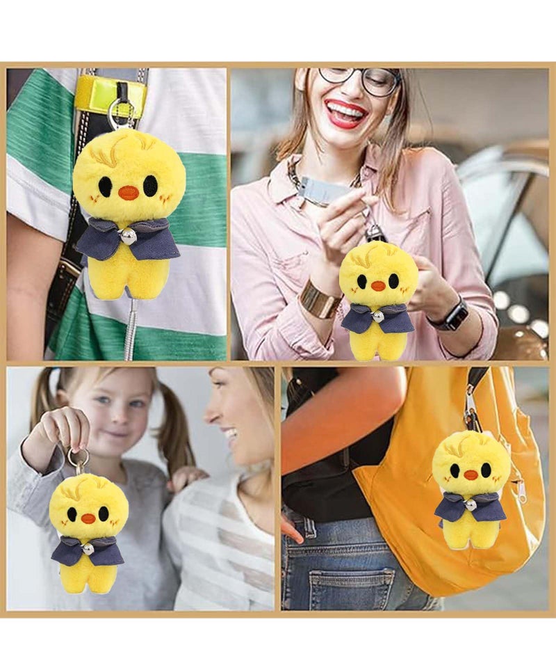 CartHome Plush Keychain, Cute Chicken Keychain for Fans, Trendy Accessory for Keys and Bags, 12cm Decorative Keychains for Gifts and Room Decor - Image 5