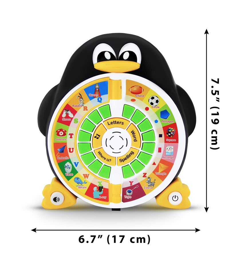 Boxiki kids Penguin Power ABC Learning & Educational Toys for Preschoolers - Preschool Activities to Learn ABCs, Words, Spelling, Shapes, Quiz & Songs - Learning Toys for 3+ Year Olds Boys and Girls - Image 3